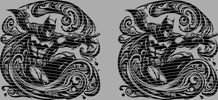 16oz black white-BW-37